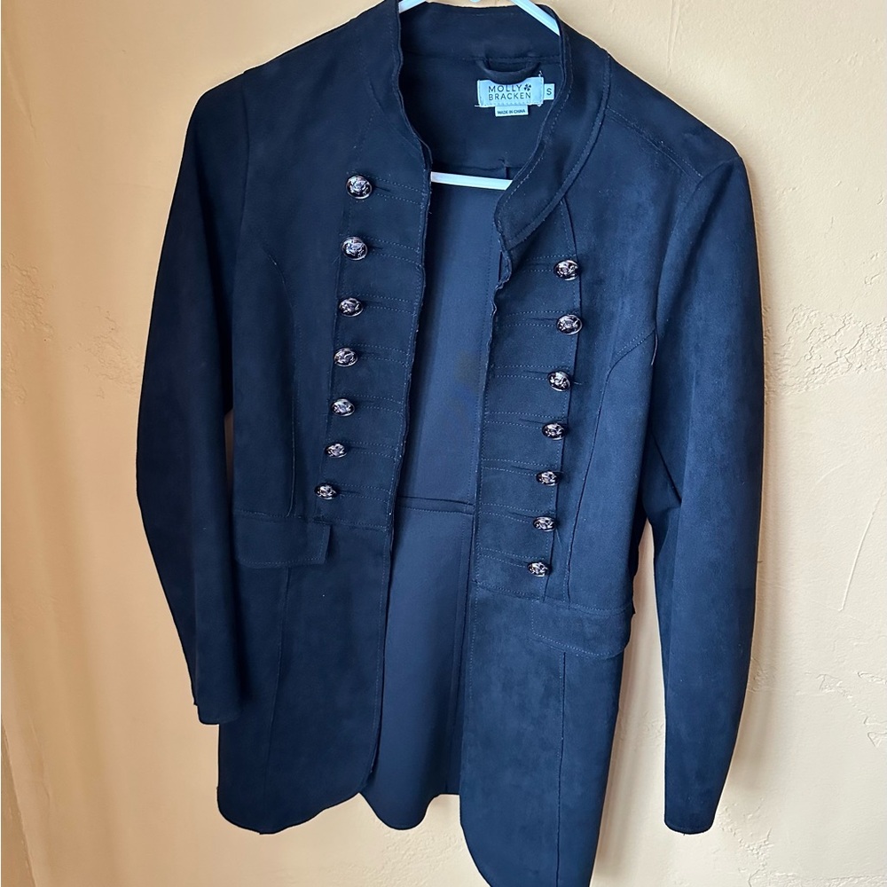 Molly Bracken Small Black Military Jacket